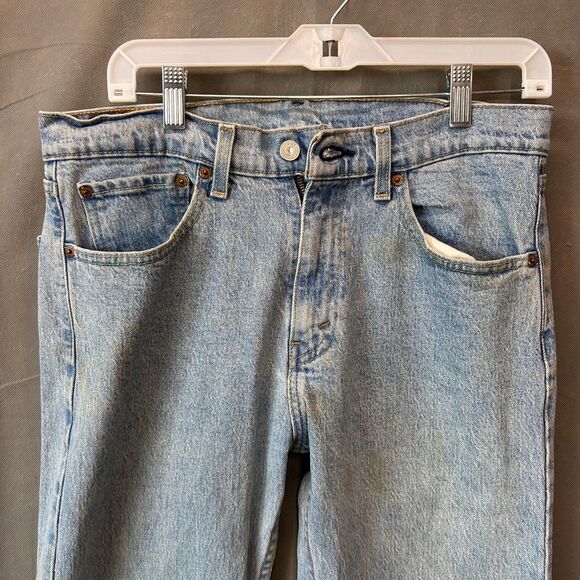 Levi’s 505 Jeans Men’s 32x30 Blue Straight Leg Zip Fly with Button Regular Fit - Picture 1 of 10